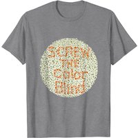 T-shirt Screw The Color Blind Colorblind Circle Dot pour hommes
