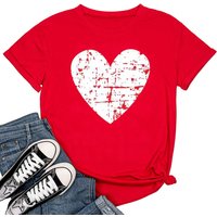 T-shirt graphique pour hommes Beopjesk - Cœur imprimé pour la Saint-Valentin — T-shirts pour hommes