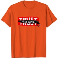 T-shirt Graphique Citations Motivantes Trust No One pour Hommes — T-shirts pour hommes