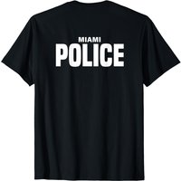 City of Miami Police Officer Duty T-Shirt for Men