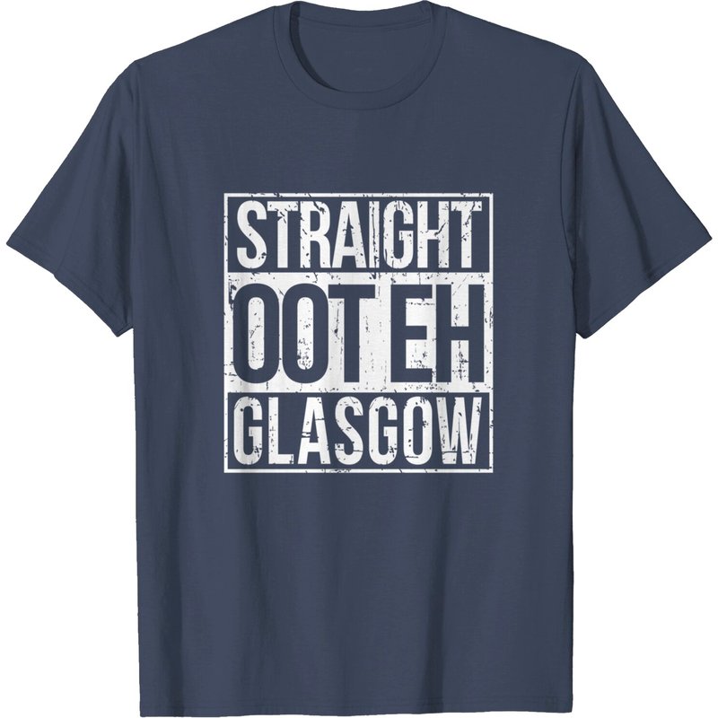 T-shirt pour hommes Straight Oot Eh Glasgow Scotland — T-shirts pour hommes