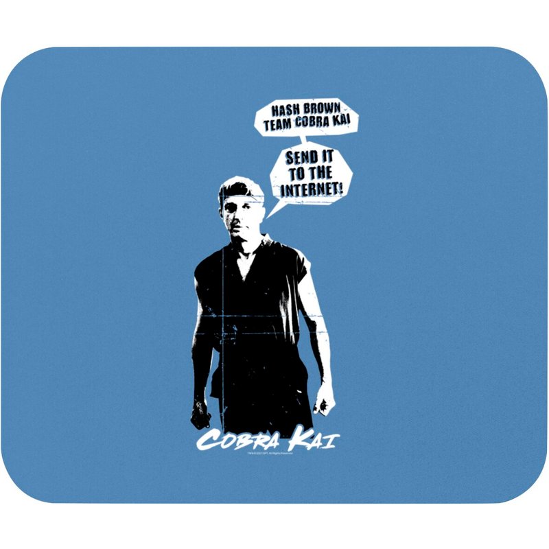 Tapis de souris Cobra Kai Johnny Hash Brown Team Internet — Tapis de souris et sous-mains