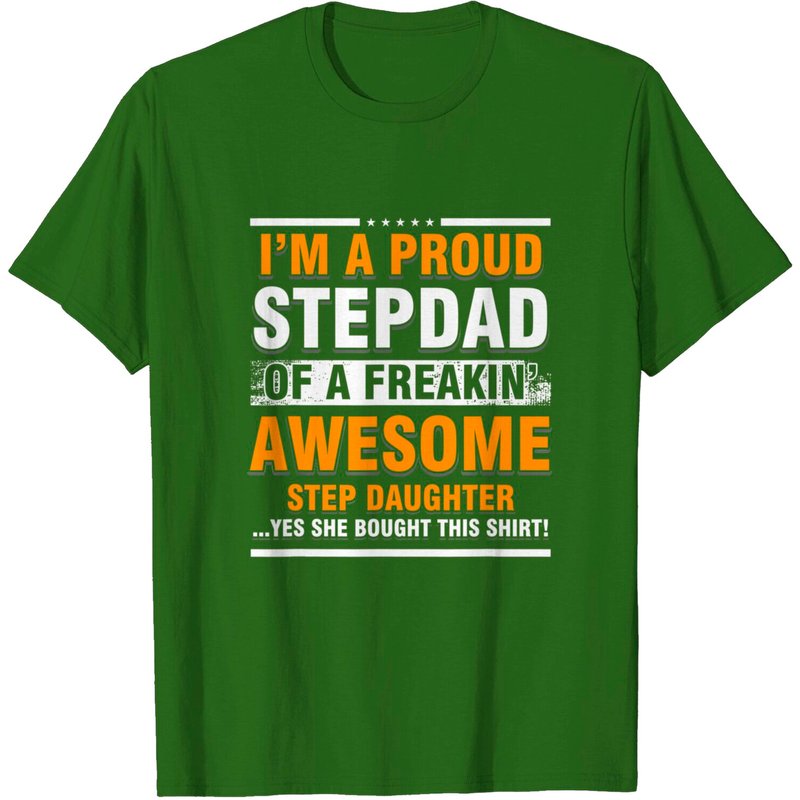 T-shirt pour hommes Fier Beau-Père d'une Fille Géniale — T-shirts pour hommes