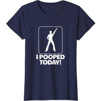 T-shirt Humor Toilette I Pooped Today Disco Dancer pour hommes