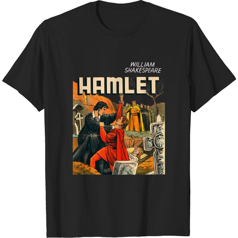 T-shirt Vintage Hamlet Shakespeare pour hommes - Laertes Ophelia