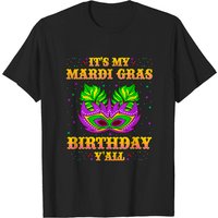 T-shirt d'anniversaire Mardi Gras pour hommes