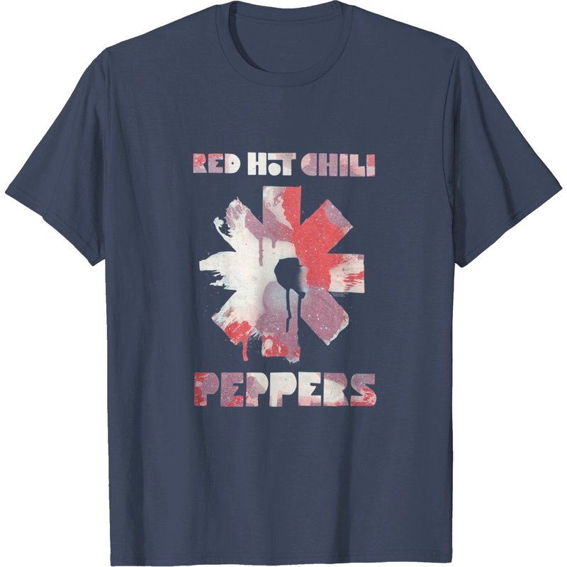 T-shirt Paint pour hommes Red Hot Chili Peppers — T-shirts pour hommes