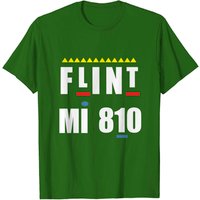 T-shirt de fierté des résidents natifs de Flint Michigan MI 810