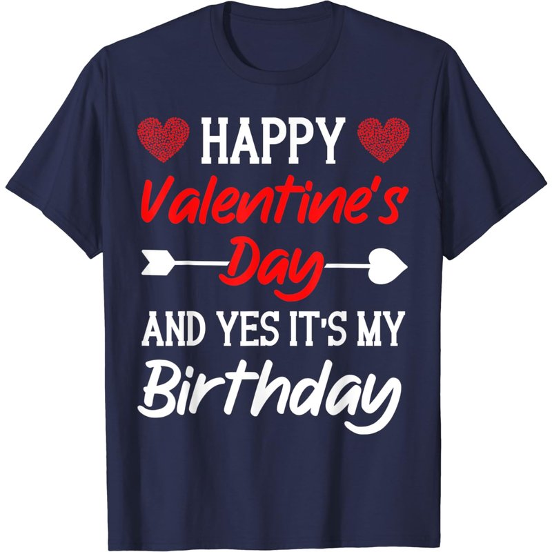 T-shirt Joyeuse Saint-Valentin Anniversaire pour Hommes — T-shirts pour hommes