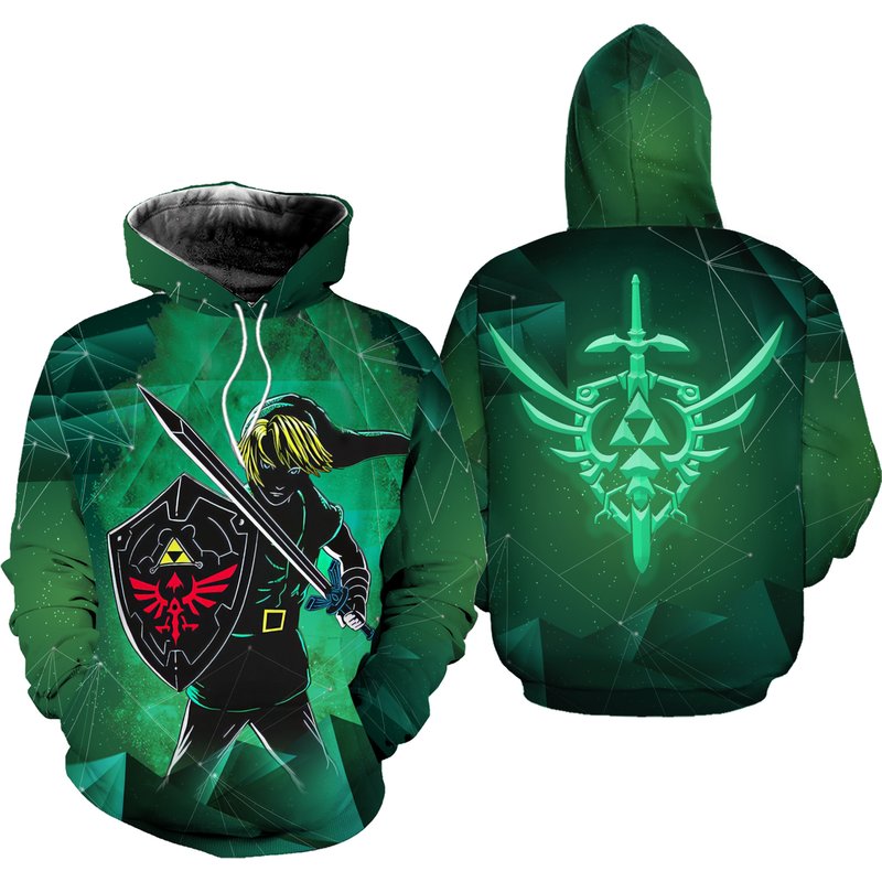 Hoodie de jeu Legend of Zelda en impression 3D pour enfants — Sweats à capuche pour hommes