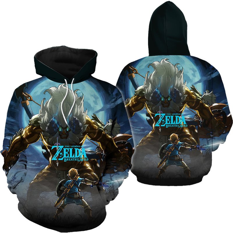 Hoodie de jeu Legend of Zelda en impression 3D pour enfants — Sweats à capuche pour hommes