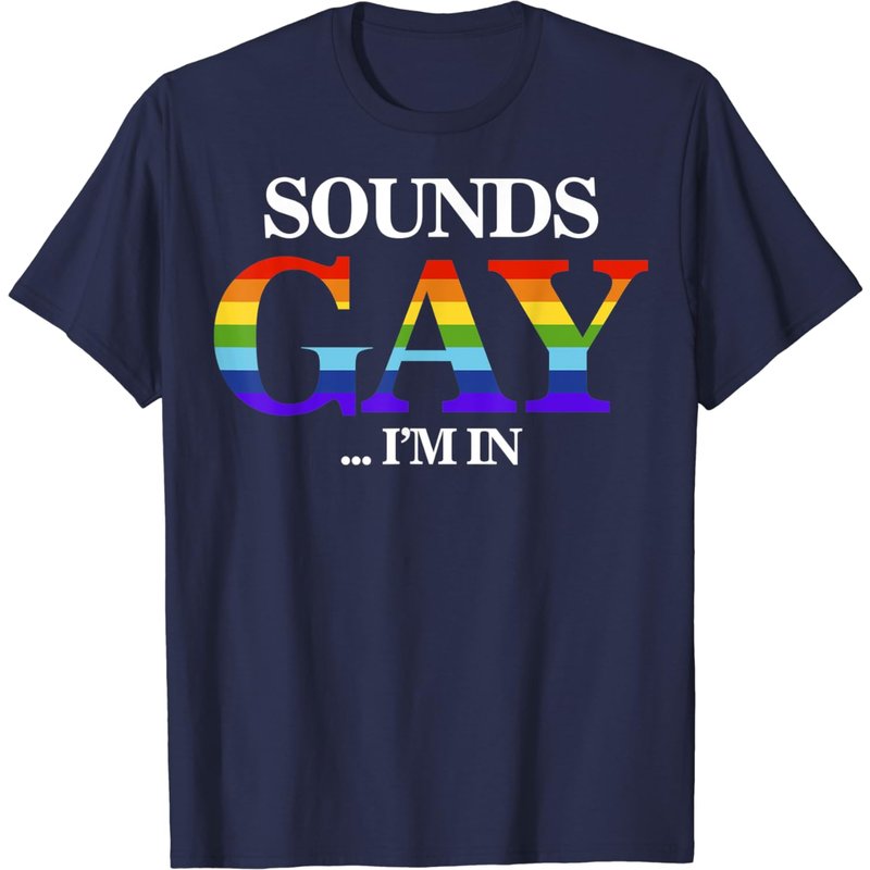 T-shirt pour hommes avec design arc-en-ciel de fierté — T-shirts pour hommes