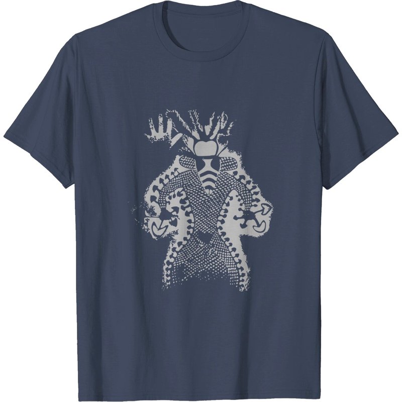 T-shirt Homme Art de la Grotte Tassili de l'Homme Champignon Shaman 11000 Ans — T-shirts pour hommes