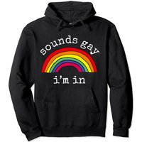 Hoodie Unisexe Gay Pride avec Graphique Arc-en-Ciel — Sweats à capuche pour hommes