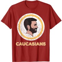 Caucasian T-Shirt for Men - Vintage Pride Design — Mens T Shirts