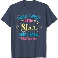 T-shirt pour hommes Twinkle Twinkle Little Star Gender Reveal Party
