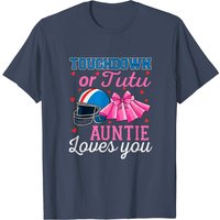 T-shirt Touchdown ou Tutu Tante t'aime Football Baby Shower — T-shirts pour hommes