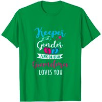 T-shirt pour hommes Keeper Of The Gender Grandma Loves You Baby Shower — T-shirts pour hommes