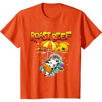 T-shirt Hommes Vache Rôti de Bœuf Vacances Plage