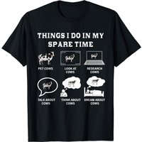 Chandail pour hommes "Things I Do In My Spare Time Cow Lover — T-shirts pour hommes