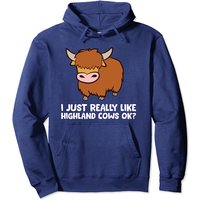 Highland Cow Lover Pullover Hoodie for Unisex — Mens Hoodies