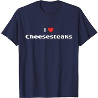 T-shirt I Love Cheesesteaks pour les amateurs de cheesesteaks — T-shirts pour hommes