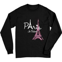 T-shirt à manches longues I Love Paris Tour Eiffel pour unisexe — T-shirts pour hommes