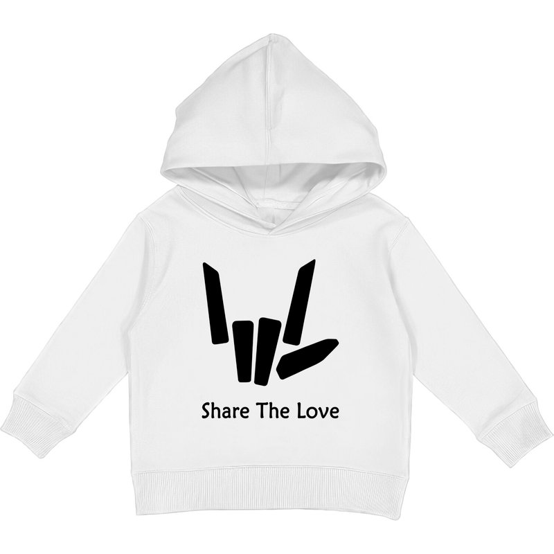 Hoodie à Capuchon Logo Share The Love pour Enfants — Sweats à capuche pour hommes