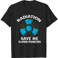 T-shirt drôle Radiation Gave Me Superpowers pour hommes