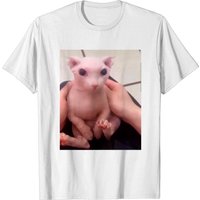 T-shirt Cute Bald Bingus Chat Sphinx Chauve pour Hommes — T-shirts pour hommes
