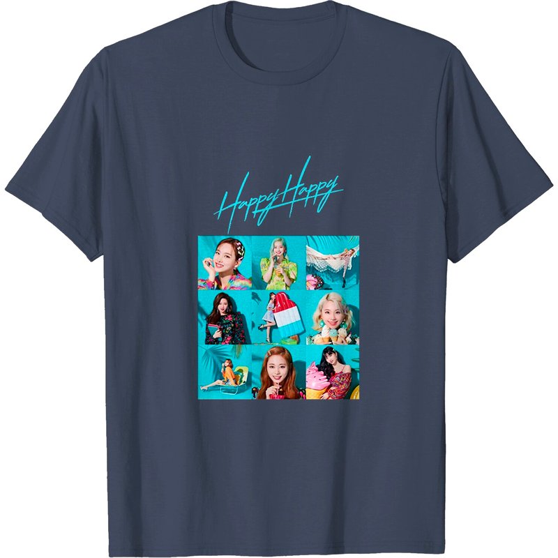 Kpop Twice T-Shirt for Men - Happy Happy Album Tee — Mens T Shirts