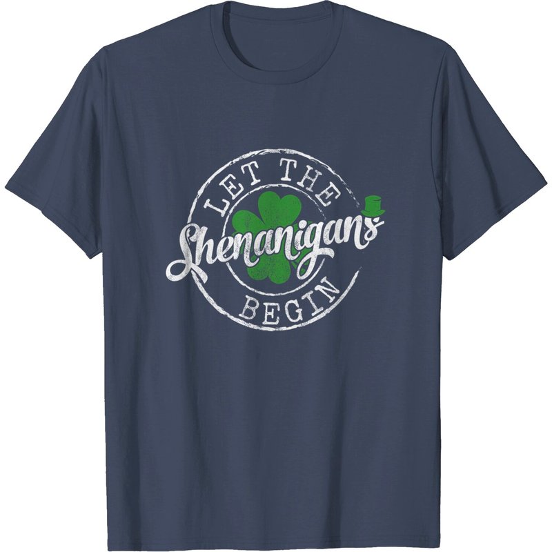 T-shirt pour hommes Let The Shenanigans Begin pour la Saint-Patrick — T-shirts pour hommes