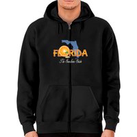 Hoodie zippé Florida L'État du Soleil pour unisexe — Sweats à capuche pour hommes