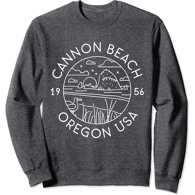 Cannon Beach 1956 Oregon Clatsop Sweatshirt Unisexe
