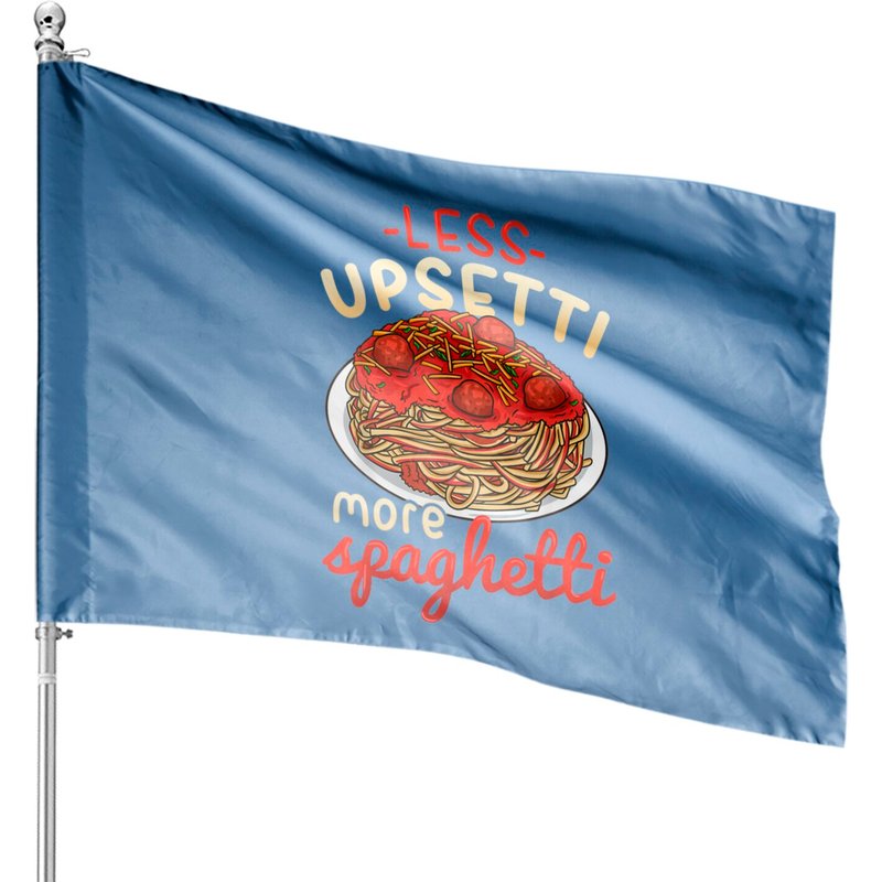 Spaghetti Lover Gift House Flag for Foodies — Decorative Flags