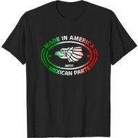 T-shirt pour hommes Made In America avec des pièces mexicaines