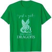 Just A Girl Who Loves Dragons T-shirt pour hommes