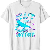 Just A Girl Who Loves Bearded Dragons T-Shirt pour hommes