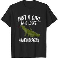 Juste Une Fille Qui Aime Les Dragons Komodo T-Shirt Pour Hommes