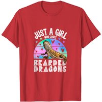 T-shirt Bearded Dragon Just A Girl Who Loves Bearded Dragons — T-shirts pour hommes