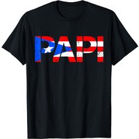 T-shirt pour hommes avec le drapeau de Porto Rico pour la fête des pères