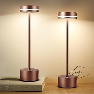 Lampe de table LED sans fil rechargeable - Paquet de 2