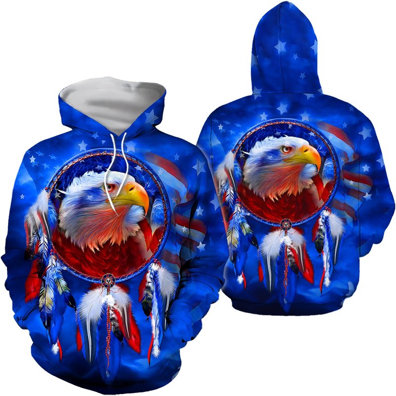 Hoodie à Capuchon Éagle Animal 3D pour Hommes et Femmes — Sweats à capuche pour hommes