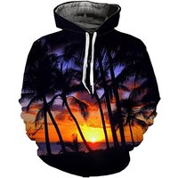 Hoodie 3D Vue Océan Côtier pour Hommes et Femmes — Sweats à capuche pour hommes
