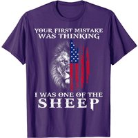 Men's Your First Mistake Was Thinking I Was One Of The Sheep T-shirt