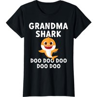T-shirt officiel Pinkfong Grandma Shark pour hommes - Noir