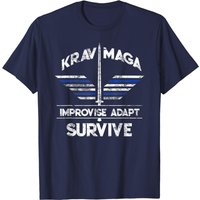 T-shirt Krav Maga Gear Auto-défense Entraînement de Combat Israélien — T-shirts pour hommes