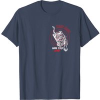 T-shirt Old School Krav Maga Logo Hébreu Tigre pour Hommes