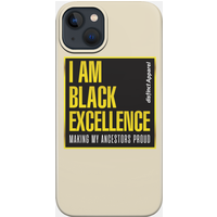 I Am Black Excellence - Black Phone Case — Phone Case