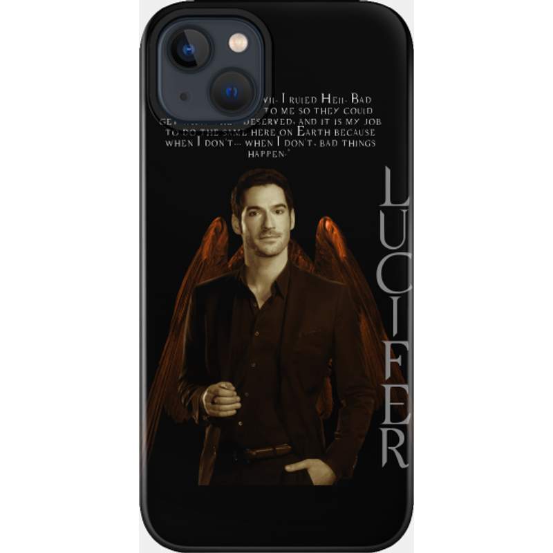 Coque de téléphone Lucifer - Série TV pour iPhone — Coque de téléphone
